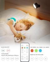 Luz De Pared LED Magnética Recargable Con Control Remoto De Toque Y Rotación De 360° Luz De Lectura Para Armario Lámpara Nocturna - details 6