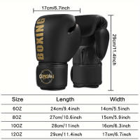 Guantes De Boxeo Profesionales Para Adultos 6/8/10/12oz Sanda Muay Thai Para Hombres Y Mujeres Entrenamiento Con Mochila Libre Lucha MMA Unisex De Cuero PU De Alta Calidad - details 0