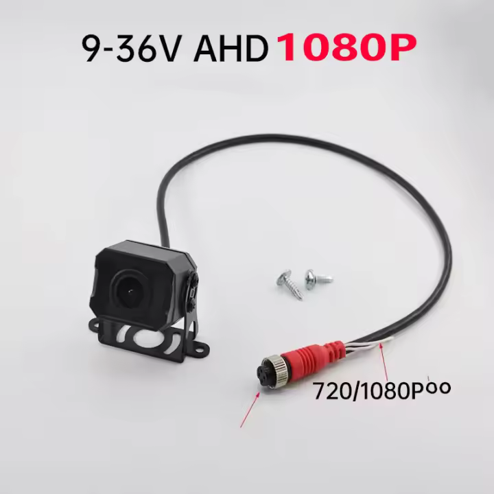 Cámara De Retroceso Para Coche HD Visión Nocturna 9V/36V Impermeable Video En Color AHD1080P Lente De Vidrio Y Plástico - 1