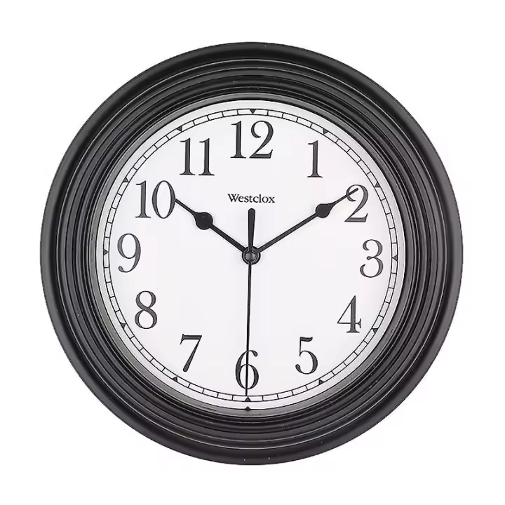 Reloj exterior waterproof with termómetro calidad cuarzo Retro Vintage Interior Exterior Relojes de pared Jardín patio Pool decoración del Hogar [Kk] - 1