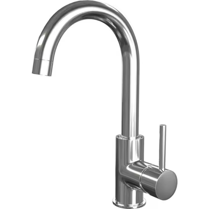 Grifo para lavabo modelo 8517-P - altura 23 cm - Color cromo - 1