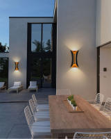 Lámpara De Pared LED Impermeable 10W Para Exterior E Interior Decoración De Jardín Y Porche Estilo Minimalista AC85-265V - details 0