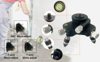 Base De Nivel Láser Metálica Con Rotación 360 Grados Y Trípode Soporte Para Interfaz De 1/4 O 5/8 Herramienta De Medición - details 0