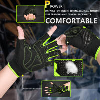 Guantes De Gimnasio MOREOK Antideslizantes Con Almohadillas De 3MM Para Levantamiento De Pesas Y Ejercicios De Kettlebell Para Hombres - details 4