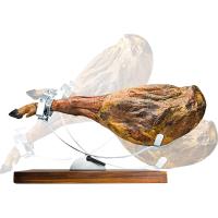 Jamonero Oscilante con Cabeza Giratoria con base de madera y cuerpo Inox - Nerthus - details 2