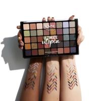 NYX Professional Makeup | Paleta de Sombras Ultimate Shadow Palette - Utopia: Crea looks mágicos con esta paleta de sombras, imprescindible en tu rutina de belleza. Explora una amplia gama de colores inspirados en la utopía. - details 2
