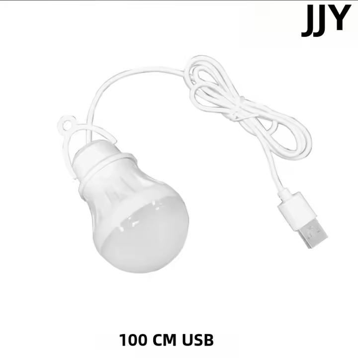 Lámpara De Camping Portátil 100/240CM Con Luz LED USB Fuente De Energía 5V Incluye Bombilla Equipo De Camping Para Luces De Tenda Y Senderismo - 1