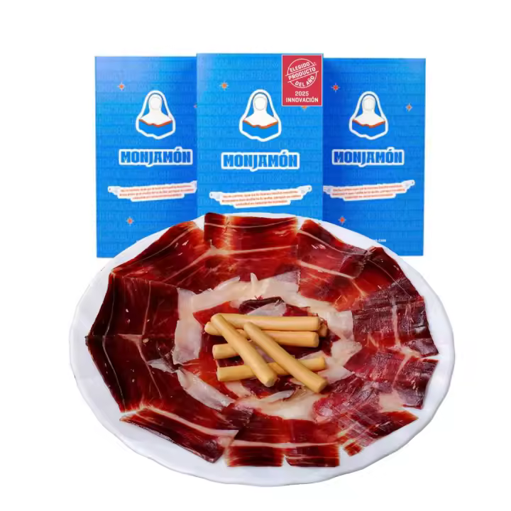 Sagrada PALETA DE BELLOTA 100% IBÉRICA 30 meses PREMIUM- Pata Negra - Monjamón [ Elegido Producto del Año 2025] - Brida Negra - Calidad  Gourmet.  Pocas Unidades - 1