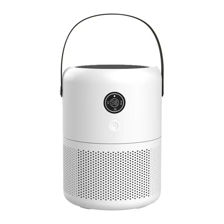 Purificador de aire para el hogar, habitaciones grandes de hasta 2,4 m², inodoro, elimina alergias, humo, polvo, polen, pelos de animales - 1
