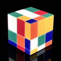 Cubo Mágico De 3x3x3 Colorido Juguete De Puzzle Reductor De Estrés Para Niños Y Adultos Material Plástico Magnético - details 2