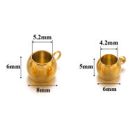 20pcs Cerraduras De Colgante De Acero Inoxidable Con Agujero Grande Hebilla Clip Colgante De Hueso Para Joyería DIY Suministros De Pulseras - details 0