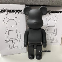 Figura De Acción 28cm Galaxia Pintura Oso Negro Blanco Bearbrick DIY Modelo 3D Mini Bricks Juguete Para Adolescentes Y Adultos - details 7