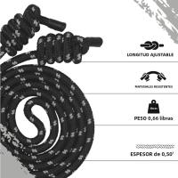 Correa De Ejercicio Para Fitness Doble Trenzado Ajustable Para Hombres Y Mujeres Gimnasio Doméstico Correa De Saltar Para Entrenamiento Cardio De Cintura Brazos Piernas Y Abdomen - details 3