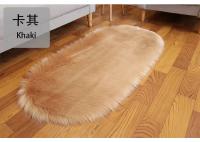 Alfombra De Falsa Piel Grande Ovalada Artificial Cuero Genuino De Oveja Pelo Largo Tapete Suave De Lana Blanca Para Dormitorio Y Sala De Estar Decoración De Hogar Lujo Alfombra Para Habitación De Niños - details 10