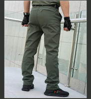 Pantalones De Camuflaje Para Hombre TRVLWEGO Invierno Camping Senderismo Térmicos Impermeables Con Capa De Poliéster Y Spandex - details 4