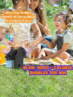Máquina De Burbujas Doble Cabeza Con 10 Agujeros Para Niños Juguete Para Exteriores Y Bodas Sin Necesidad De Batería O Agua Incluida - details 4