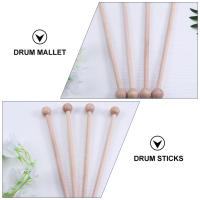 12 Pcs Palos De Batería De Madera Para Niños Cabeza Redonda Xylofón Mallets De Percusión Herramientas Musicales - details 2