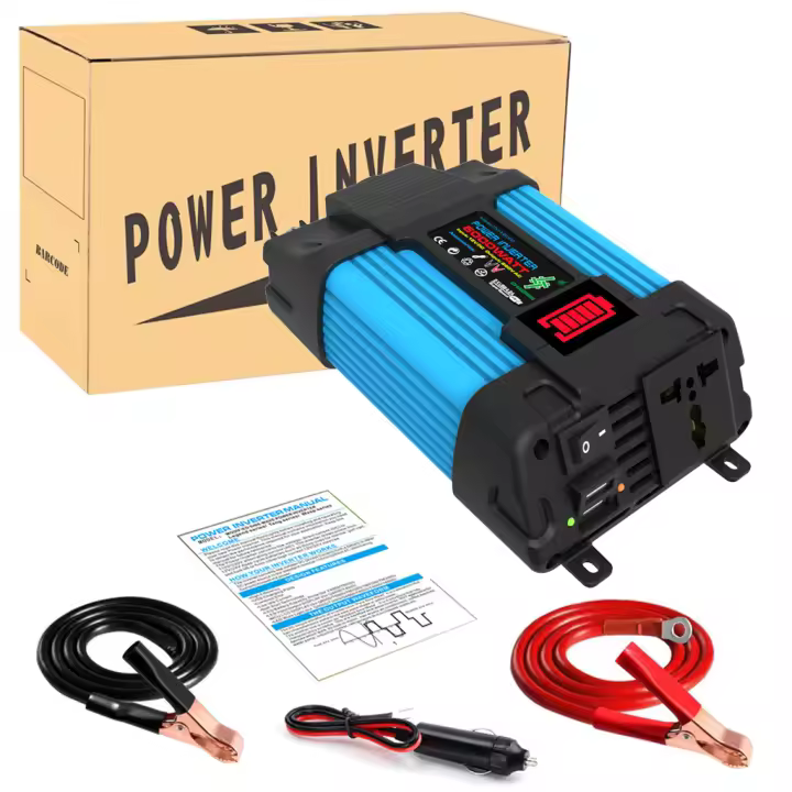 Inversor Solar de 6000W, sistema de Panel Solar de cc 12V a CA 110V-220V, convertidor de onda sinusoidal mejorada, carga inteligente de batería - 1