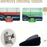 Cojín De Asiento De Coche Universal Para Todas Las Estaciones Almohadilla De Butt Cómodo Soporte Lumbar Dual Verano Frío Pequeño Para Cintura - details 2
