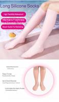 1 Pares De Calcetines De Silicona Suave De Cintura Alta Antifugas Para Playa Zapatillas De Natación Y Diving Sumergibles Para Mujer - details 2