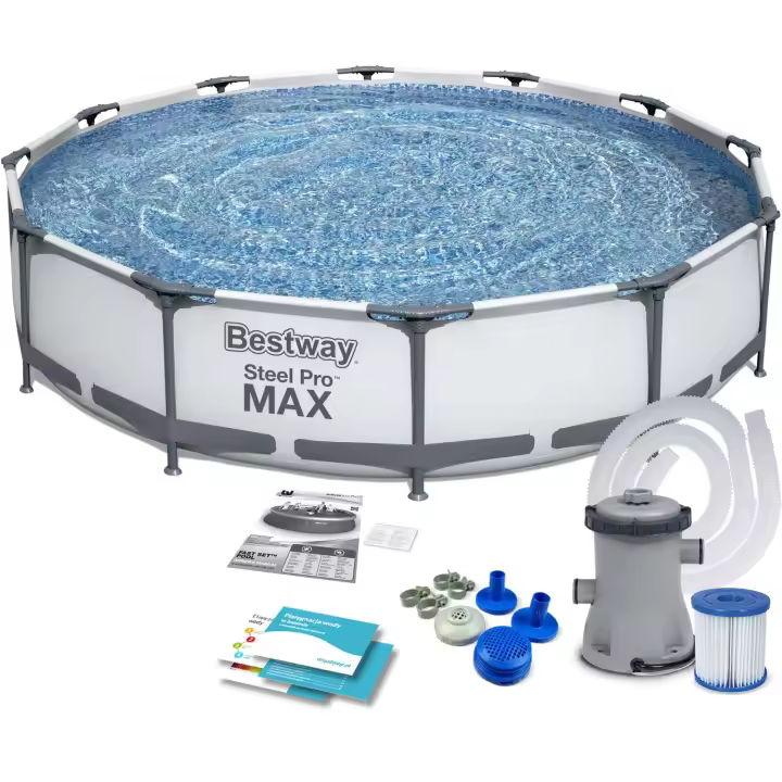 Piscina de jardín con estructura 366 x 76 cm 9 en 1 Bestway 56416 - 1