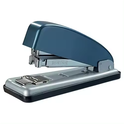 PETRUS 44844 - Grapadora para oficina gama Clasica modelo 226 color azul/plata - 1