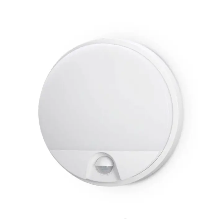 IluminaShop - Plafon de Pared LED Moon 15W Blanco con Sensor de Movimiento IP54 - 1