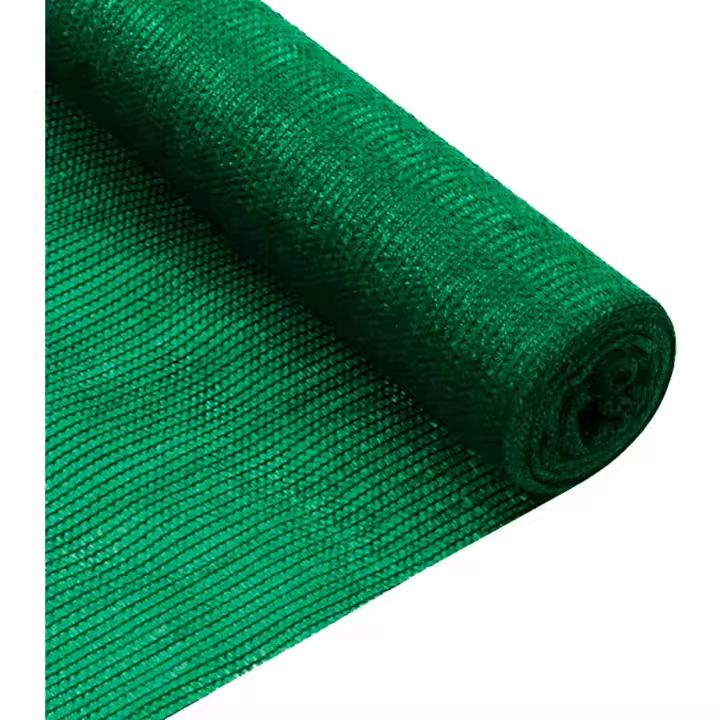 Tradineur - Rollo de malla de sombreo tupida, cierre de ocultación de 180 g/m2, alta resistencia, tela para cercar jardines, fincas, huertos, vallas (Verde - 2 x 5 m) - 1
