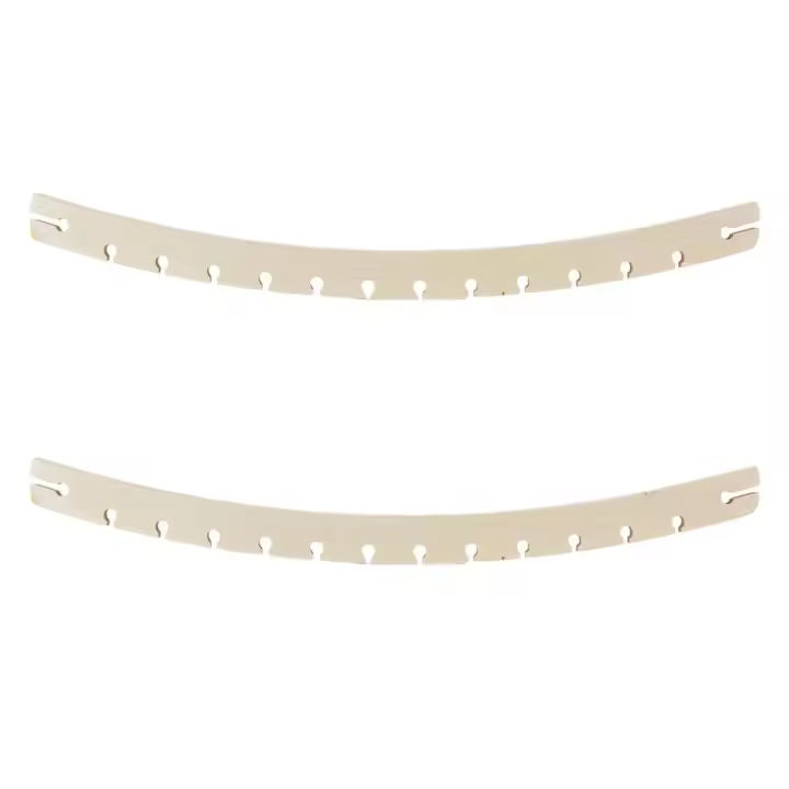 2pcs Barra De Espalda Para Hamaca Desmontable Arco Con 14 Agujeros Soporte De Repuesto Para Porche Patio Jardín Pared Y Camping - 1