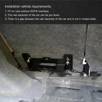 Soporte Universal De Seguridad Para Asiento De Coche Con Enganche De Acero ISOFIX Accesorio Automotriz Para Cinturón De Seguridad - details 3