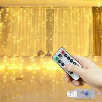 Luz De Encaje LED Para Cortina 6M 8 Modos Decoración De Año Nuevo Fiesta Navidad Boda Y Hogar Guirnalda De Farolillos Navideños - details 20