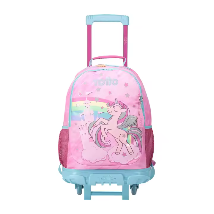 Totto Mochila infantil ruedas  -Dimensiones:34.5 x 47 x 22 cm-Material: Poliester - 1