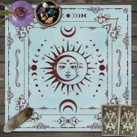 Mantel De Tarot Con Tu Poder En Forma De Serpiente Y Estampado Floral Y Vegetal Para Decoración De Altar Estilo Clásico Material Poliéster/Celulosa - details 4