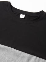 Camiseta deportiva de verano de manga corta con cuello redondo informal de talla grande para hombre, a juego con el color, a la moda para fitness - details 40