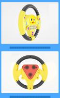 Juguete Educativo Para Bebés Y Niños Con Volante Eléctrico Y Luz Sonido Copiloto Para Carro De Bebé Material Plástico - details 13