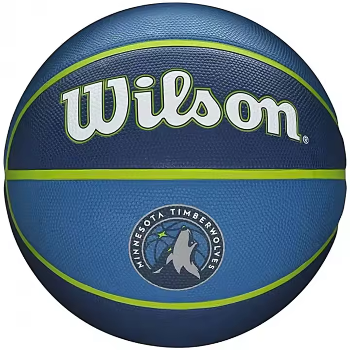 Balon de Baloncesto Wilson Nba Team Tribute Timberwolves para unisex en color azul - 1