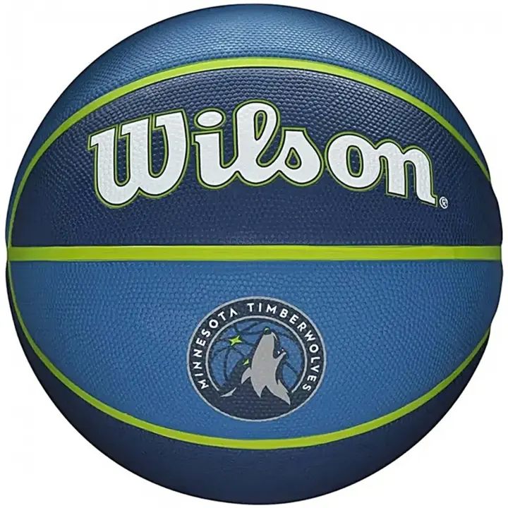 Balon de Baloncesto Wilson Nba Team Tribute Timberwolves para unisex en color azul - 1