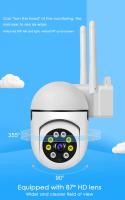 Cámara de Seguridad IP 1080P Control Inalámbrico Impermeable Vigilancia Humana AI - details 0