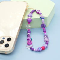 Go2bohoDiy Collar De Bola De Letras De Amor Y Sonrisa Accesorio De Joyería Lindo Cadena De Teléfono Para Fiesta Casual/Sporty Compatible Con Todas - details 4