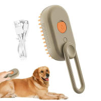 Cepillo De Aseo Eléctrico Para Perros Y Gatos 3 En 1 Con Vapor Para Masaje Y Eliminación De Enredos Y Pelo Suelto Cepillo De Peluquería Para Mascotas - details 4