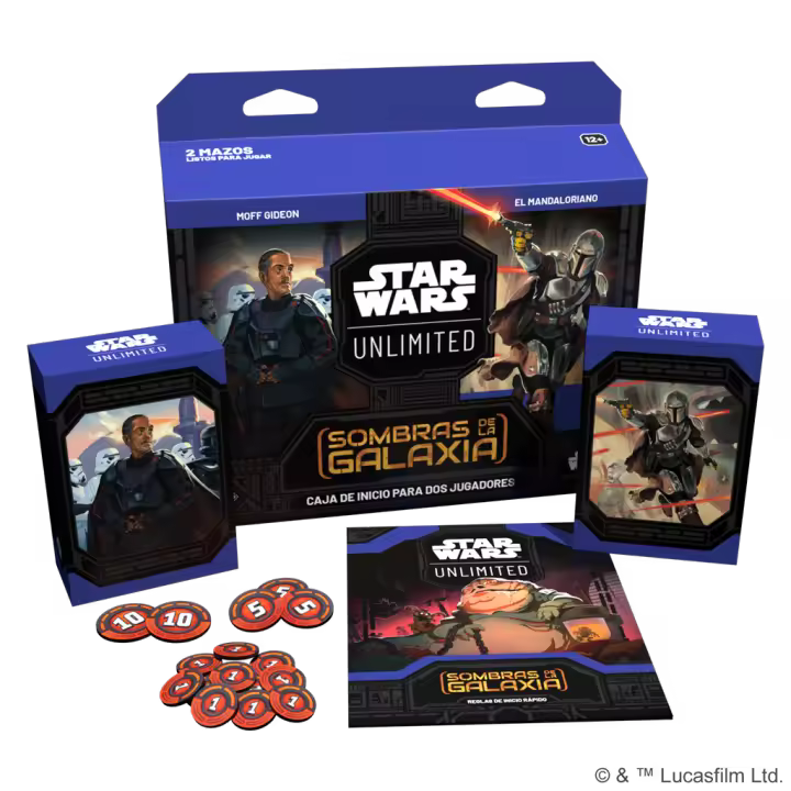 STAR WARS UNLIMITED! SOMBRAS DE LA GALAXIA CAJA INICIO - 1