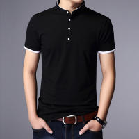 Camiseta Polo Hombre Verano Moda Algodón Transpirable Cuello Erguido Manga Corta Estilo Coreano Cómodo Casual Unisex - details 9