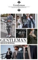 Chaleco Masculino De Negocios Moda Casual Profesional Traje Slim-fit Para Bodas Estilo Británico Abierto Completo Talla Regular - details 4