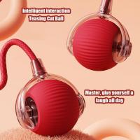 BIT Pelota Interactiva para Gatos, Juguete Eléctrico para Gatos, Recargable por USB, 3 Modos de Trabajo, 360° para Perros y Gatos, Rojo - details 5