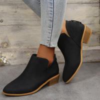 SP Zapatos de mujer de talla Grande otoño 2012 Botas de ante para Mujer Botas Chelsea Martin para Mujer Botas Cortas y Botas desnudas de estilo Británico, - details 10