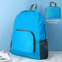 Mochila De Viaje Al Aire Libre Impermeable Plegable Y Ligera De Gran Capacidad Para Mujer Estilo Casual Sin Capa De Químicos Peligrosos - details 7