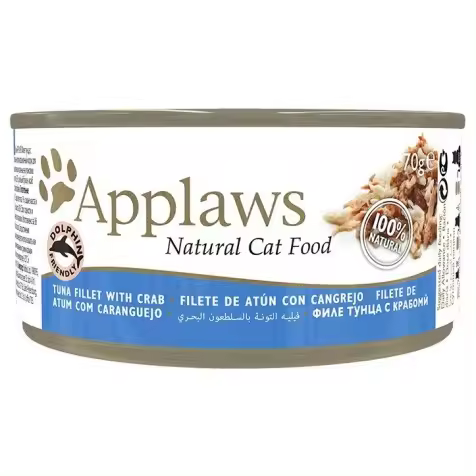 Applaws Lata Gatos Adultos Atún y Cangrejo 1 unidad - 70 gr - 1