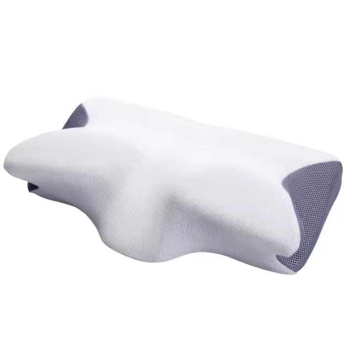 Almohada De Memoria Con Patrón De Mariposa Para El Sueño Almohada De Cuello Ortopédica Con Ión De Cobre Cómodo Y De Rebound Lento Para Una Mejor Salud Del Sueño - 1