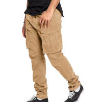 Pantalones De Cargo Para Hombre Talla Grande Color Sólido Con Bolsillos Multisectoriales Estilo Casual Primavera Verano - details 12