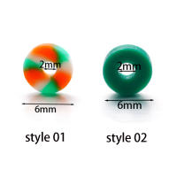 Lote De 350 Piezas De Abalorios De Arcilla Polimérica Planos Y Redondos De 6mm Para Fabricación De Joyas DIY Pulseras Collares Y Aretes - details 1